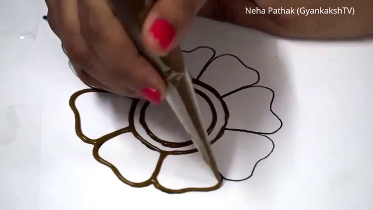 Basic Mehendi Design - 1 by Neha Pathak (GyankakshTV)