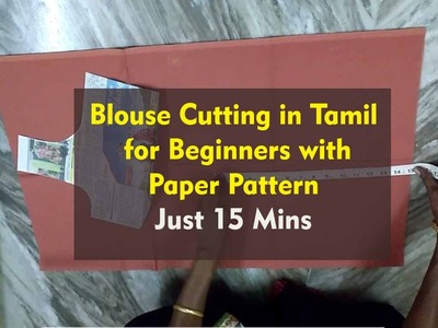 Blouse cross cutting in tamil