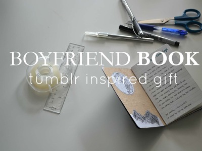 Boyfriend Book. Gift Inspiration