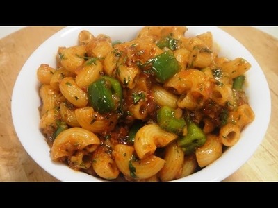 Chilli Capsicum Macaroni | Sanjeev Kapoor Khazana
