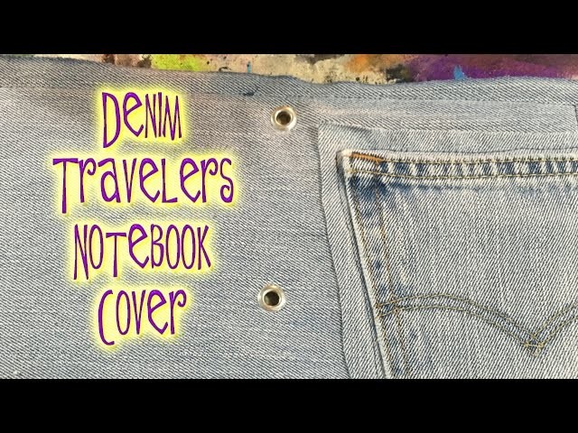 Denim Traveler's Notebook Cover Part 1