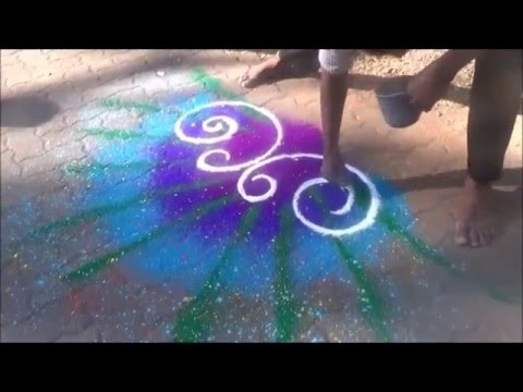Diwali Rangoli Kolam Best Rangoli Designs - 5 Best Peacock Rangoli Design