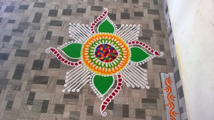 Diwali Special - Freehand Rangoli Design (NEW)