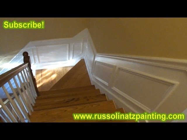 DIY How to Paint & Prepare New Crown Molding (Part 9) - How to paint a straight line