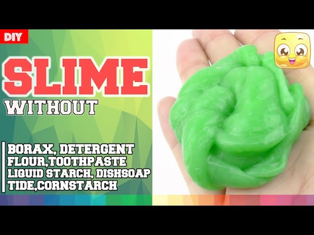 DIY Slime with EYE DROPS, Without Borax or Liquid Starch