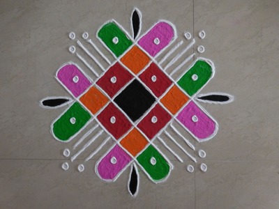 Dot's Rangoli Design 4 by 4