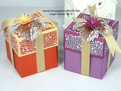 Easy Explosion Gift Box using Stampin' Up! products
