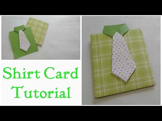 Father's Day Card.Shirt Card Tutorial By Srushti Patil