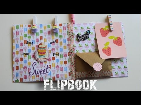 Flipbook.Pen pal book snail mail tutorial