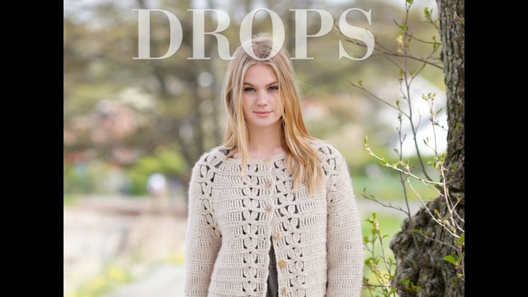 How to crochet the raglan increases and A.1 in DROPS Extra 0-1182