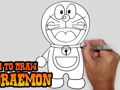 How to Draw Doraemon- Step by Step Video Lesson
