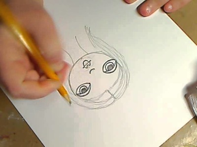 How to draw Folk Art girls