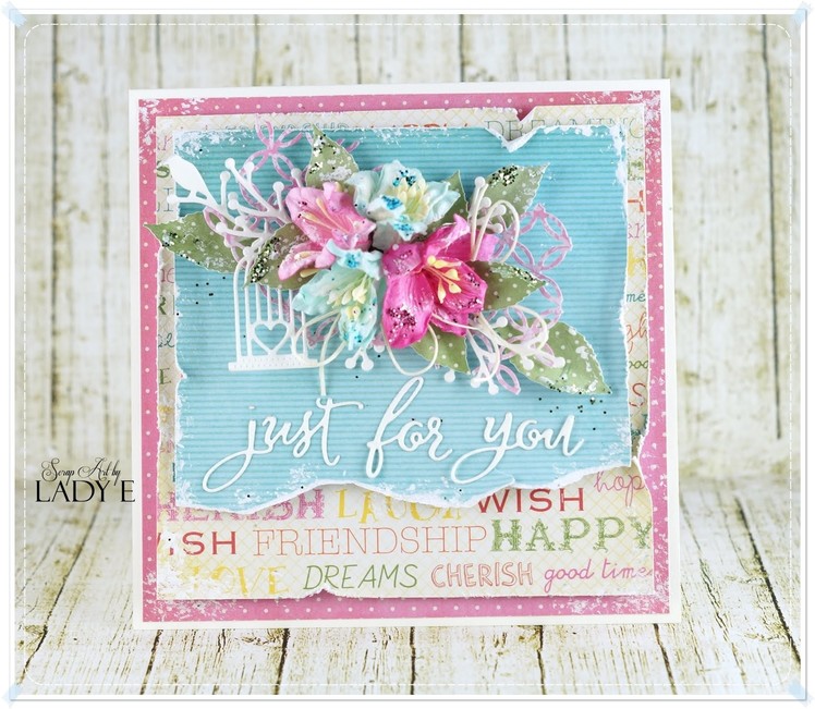 Just for you - Layered Card Tutorial - Penny Black
