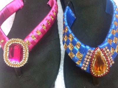 NEW Silk Thread | Ladies Chappal | Sandal | Tutorial !!!!!