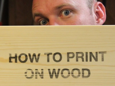 Print on Wood with an Inkjet Printer
