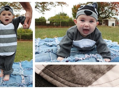 Raccoon Costume | Baby's First Halloween | DIY Inspiration - Whitney Sews