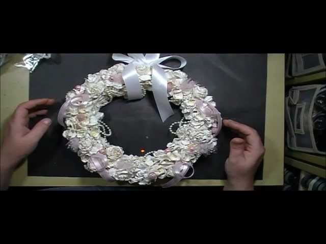 Shabby Chic Christmas Wreath with Cynthialoowho♥