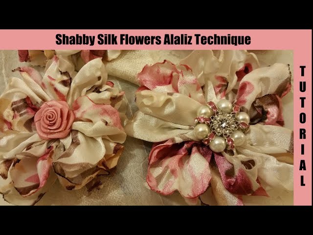 Silk Flower, no sew, Easy, shabby chic tutorial, melting method, by Crafty Devotion, hairpin
