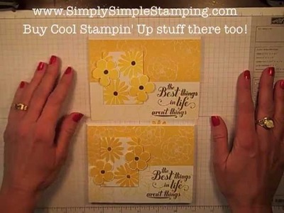 Simply Simple FLASH CARDS 2.0 - Secret Garden Sunshine Card by Connie Stewart