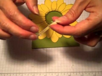 Sunflower Treat Cup Card