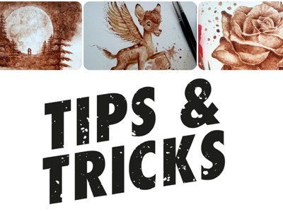 Tips and Tricks for painting with coffee