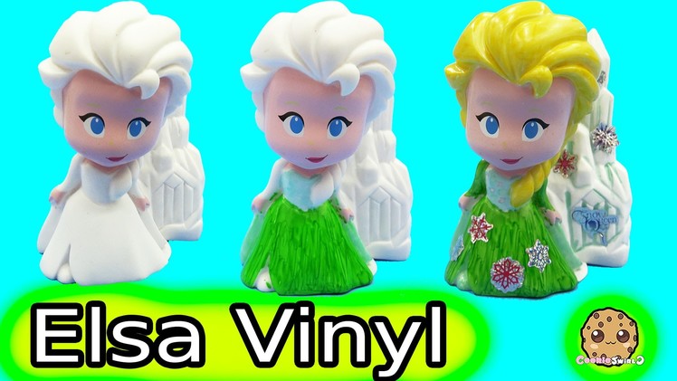 Color It Yourself Disney Frozen Fever Queen Elsa Design A Vinyl Doll Craft Marker Set