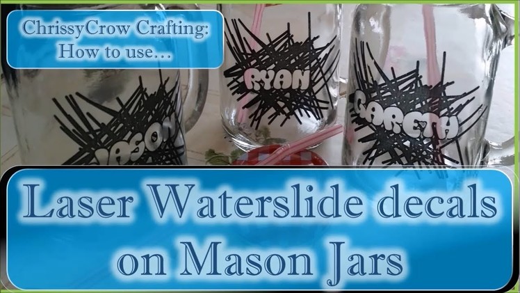 Decorating Mason Jar Glasses