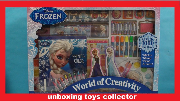 Disney Frozen World of Creativity FunToys Over 1,000 Fun Items Frozen O Mundo da Criatividade