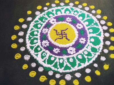 Diwali rangoli latest design