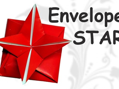 DIY EASY. How to make origami envelope STAR. DIY beauty and easy