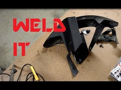 Do-it-yourself plastic welding - A how to fix your smashed stuff