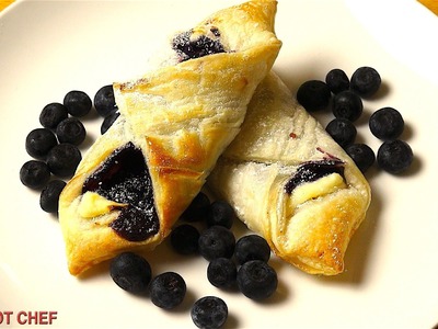 Easy Blueberry Pastries | One Pot Chef