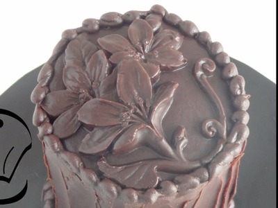 Easy Carved Chocolate Ganache Hack by Cupcake Savvy's Kitchen