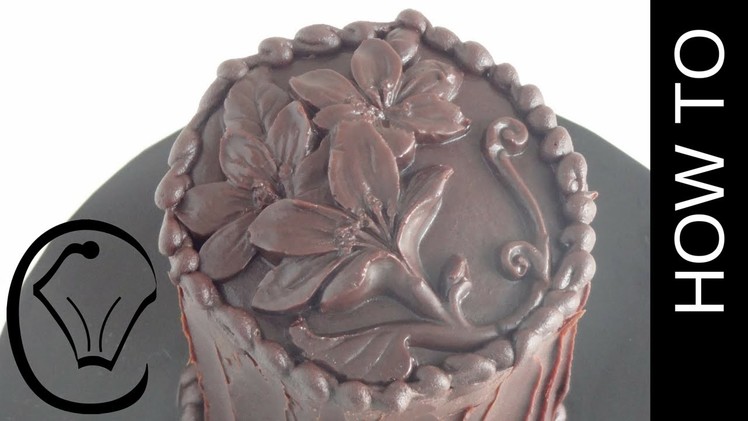 Easy Carved Chocolate Ganache Hack by Cupcake Savvy's Kitchen