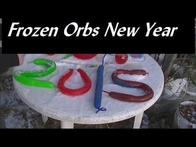"Frozen Orbs" January 3, 2015 Frozen Number Balloon