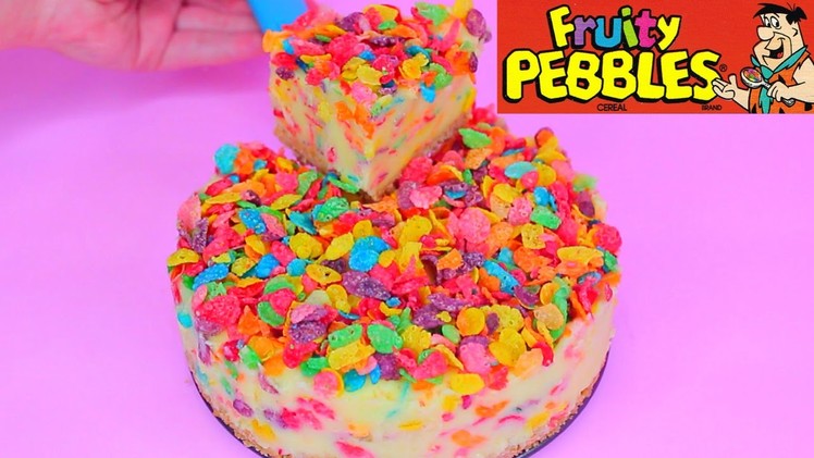 Fruity Pebbles No-Bake Cheesecake Recipe