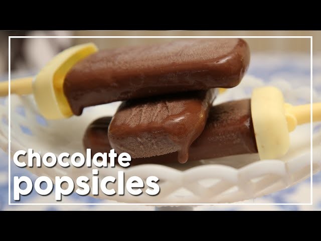 Fudgy Chocolate Popsicles - My Recipe Book By Tarika Singh