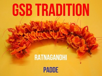 GSB tradition - Ratnagandhi Padde |Indian Flower garland| ||Creative Indian Arts||#6
