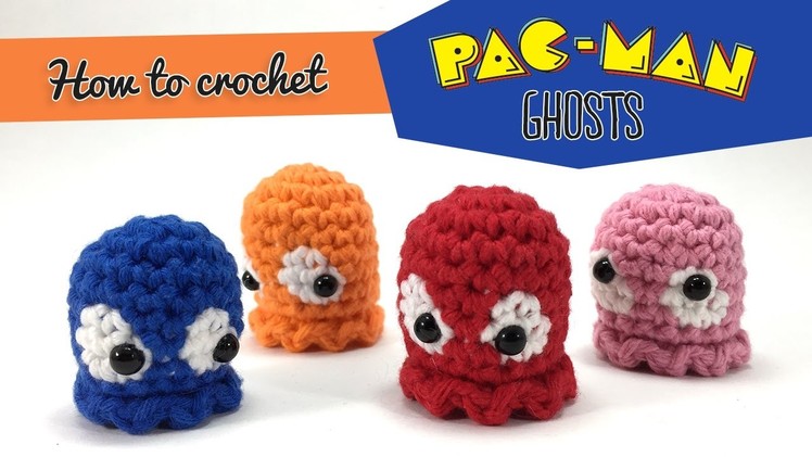 How to Crochet: a PacMan Ghost ~ POCKET PATTERN ~