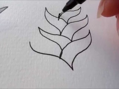 How to draw tanglepattern Dooleedo