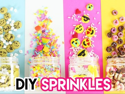 How to Make DIY Sprinkles (Emojis, Donuts, Funfetti, and Cookies)!