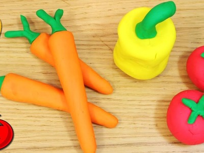 How to Make Playdough Vegetables