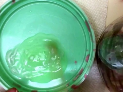How to make slime with hand sanitizer?