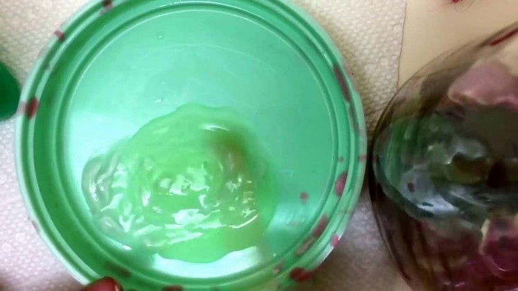 How to make slime with hand sanitizer?