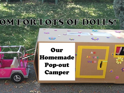 HTM 18-Inch Doll Camper - Thrifty Project -- Sleeps 7 Dolls!