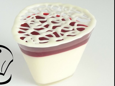 Lemon Cheesecake Mousse With Raspberry Sauce and Chocolate Cage by Cupcake Savvy's Kitchen