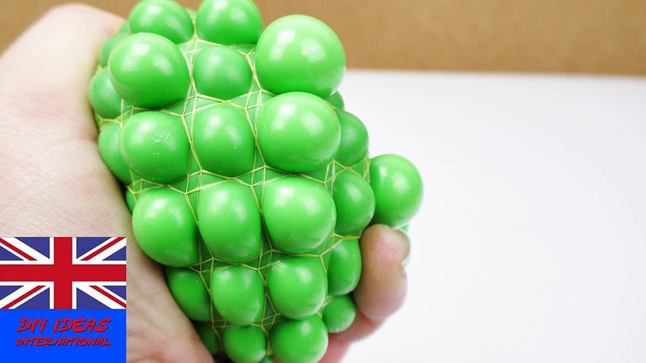 Make your own anti-stress ball | Squishy Mash Ball with Slime and a Balloon: DIY
