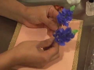 Making a Gumpaste Blue Bonnet by Petal Crafts