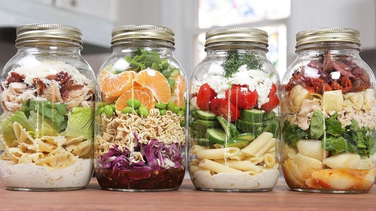 Pasta Salads In A Jar | Back-To-School Lunch Idea 2016