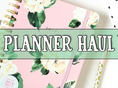 PLANNER HAUL! Cute planner clip subscription box, kawaii grab bag, Ban.do Agenda, & More!